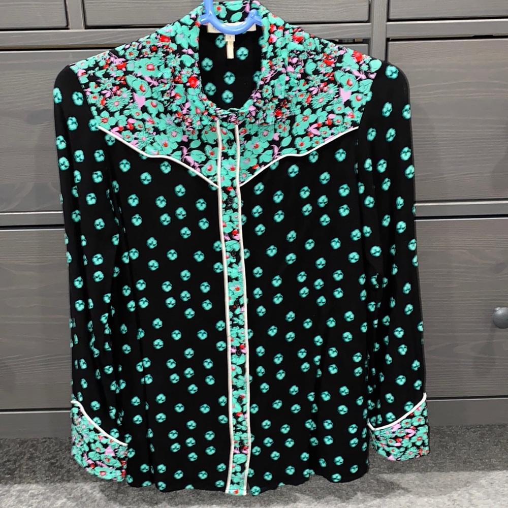 maje button up blouse Size 1